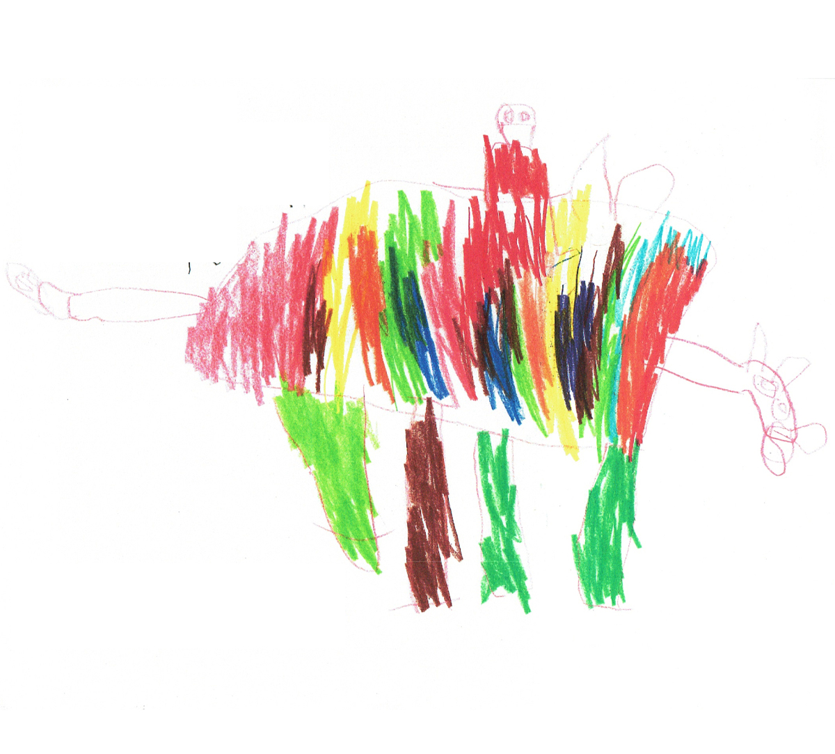 Dessin de cheval