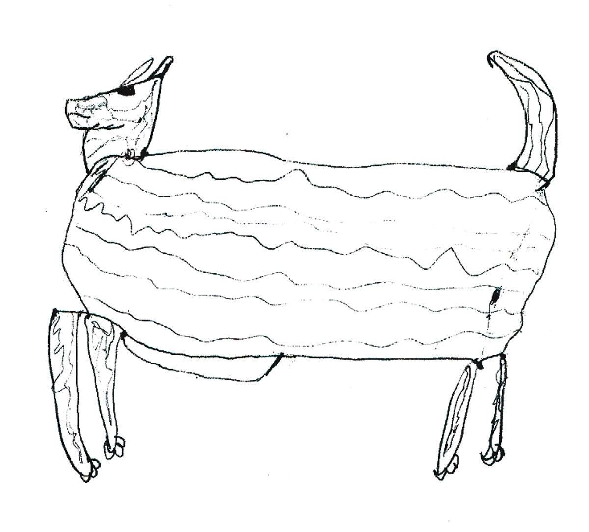 Dessin de cheval